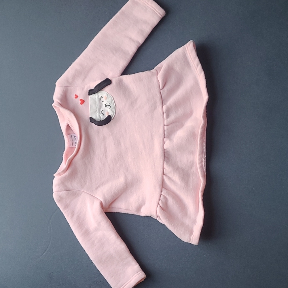 6 Month, Long Sleeve Shirt, Carter's.  LT#76
